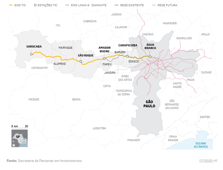 Investimento de R$ 10 bi, 5 estações e conexão com VLT: como será a nova linha de trem SP-interior