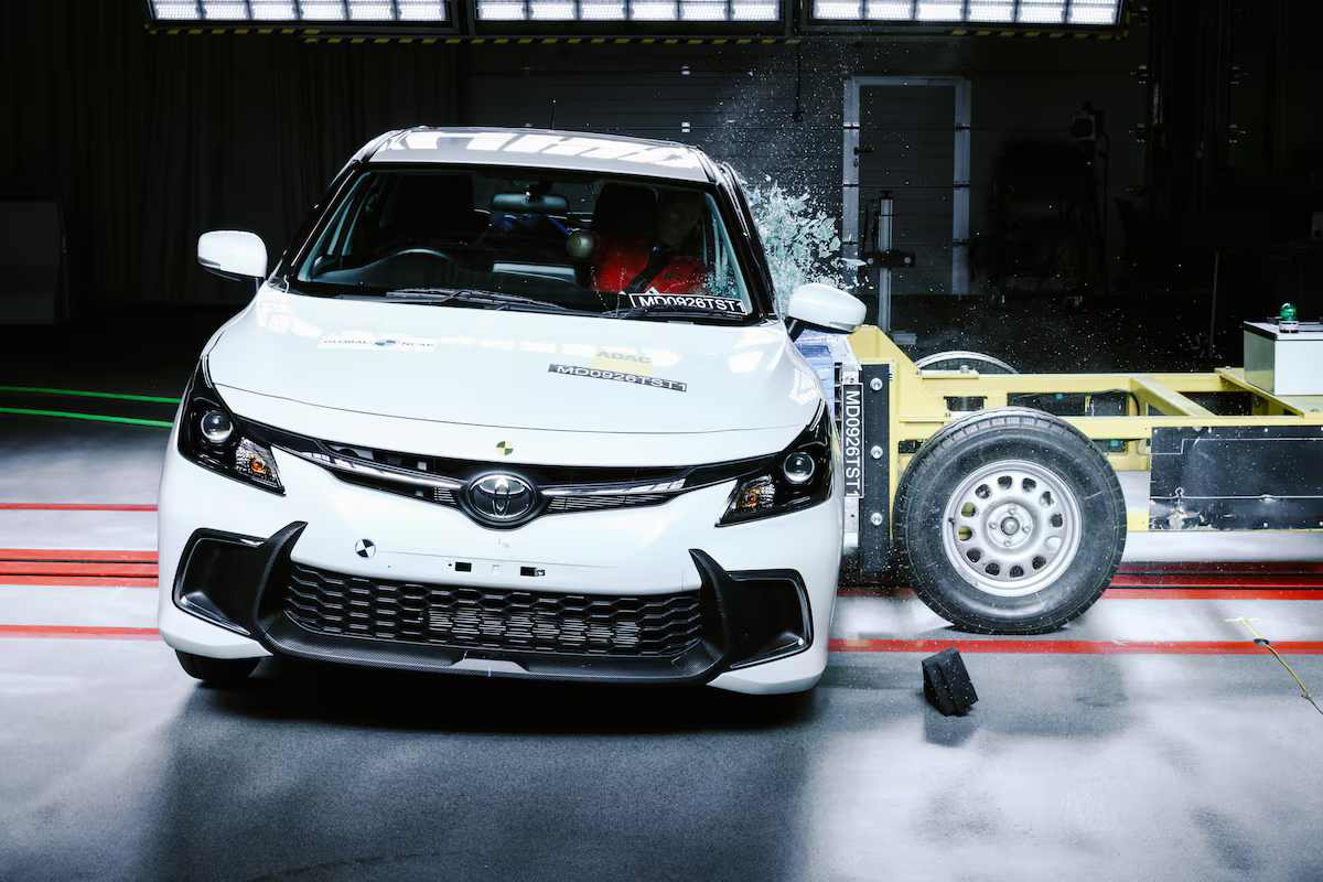 Carro da Toyota recebe nota zero em teste de segurança