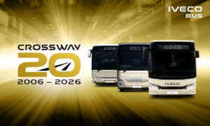 Iveco Bus celebra 20 anos do Crossway com mais de 70 mil unidades produzidas e liderança no transporte intermunicipal